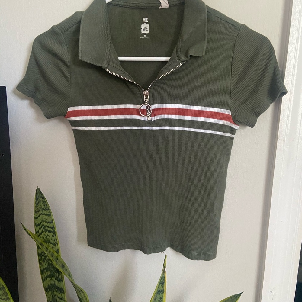 PacSun metowe zip up shirt